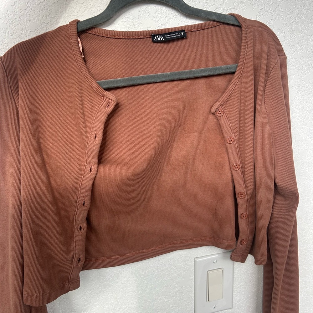 Zara Mini Cami sweater